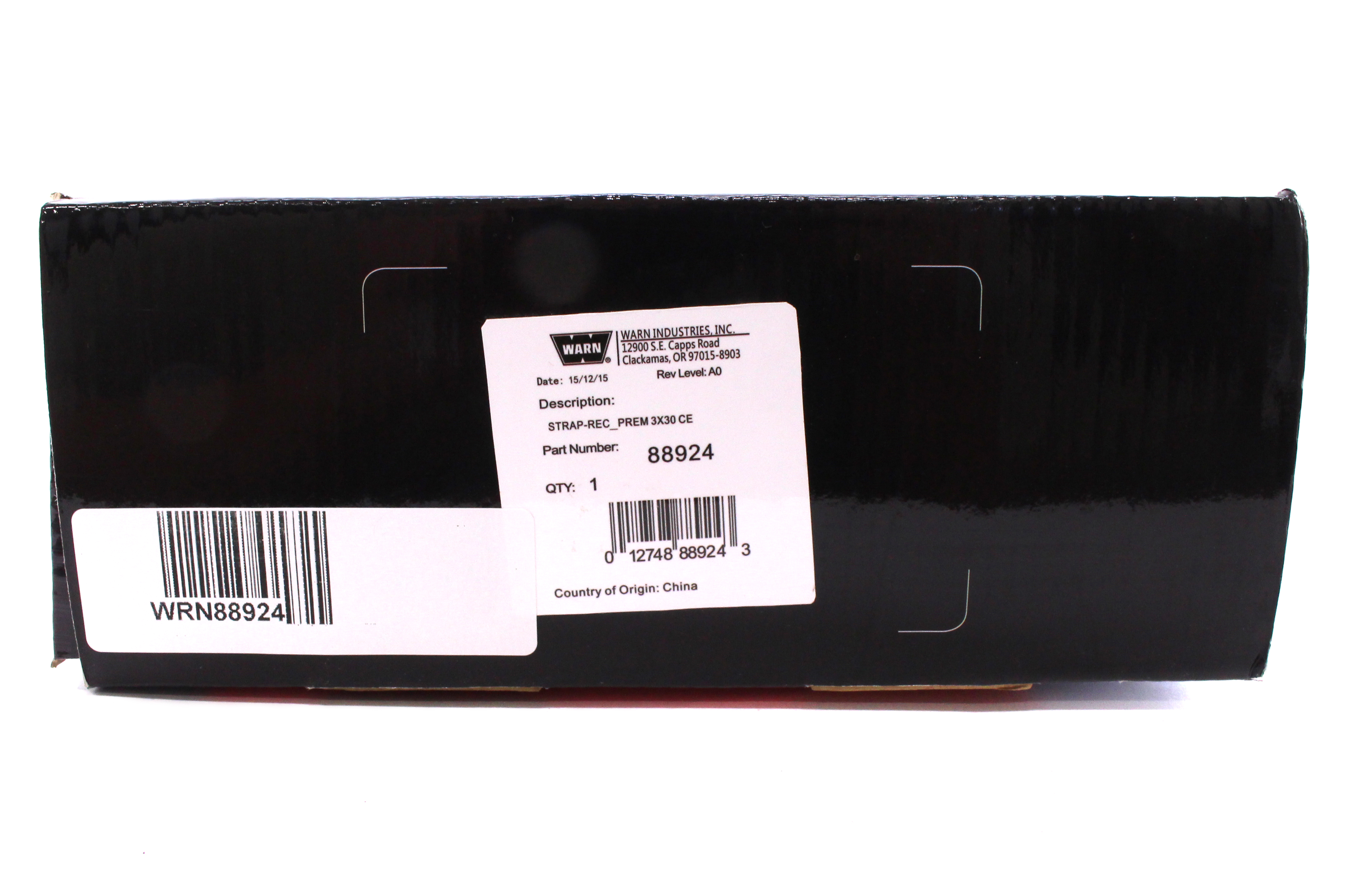 Warn 30ft x 3in Premium Recovery Strap - 21,600lb Max Capacity