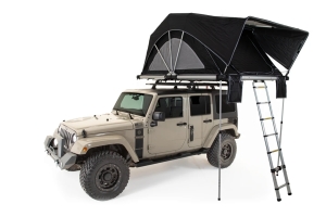 FreeSpirit Recreation High Country Series Premium 80in Roof Top Tent - Black