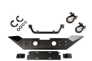 Rugged Ridge Spartan Bumper w/D-Rings and Isolator Package  - JT/JL - HCE w/ Overrider