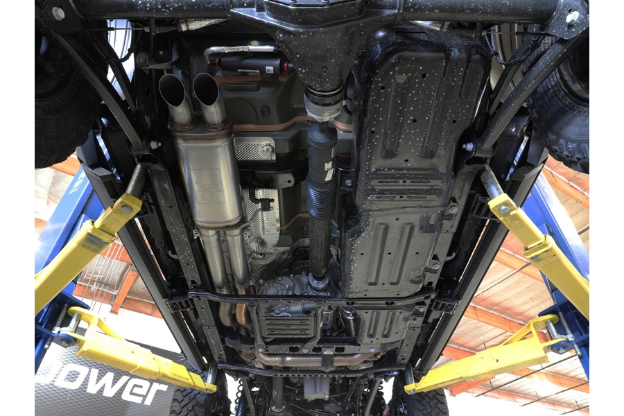 aFe POWER ROCK BASHER 3in Cat-Back Exhaust System - JL 392