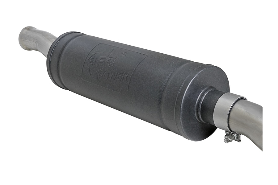 aFe POWER Rebel Series 2.5in Cat-Back Exhaust System - Polished Tips - JL 4DR 3.6L