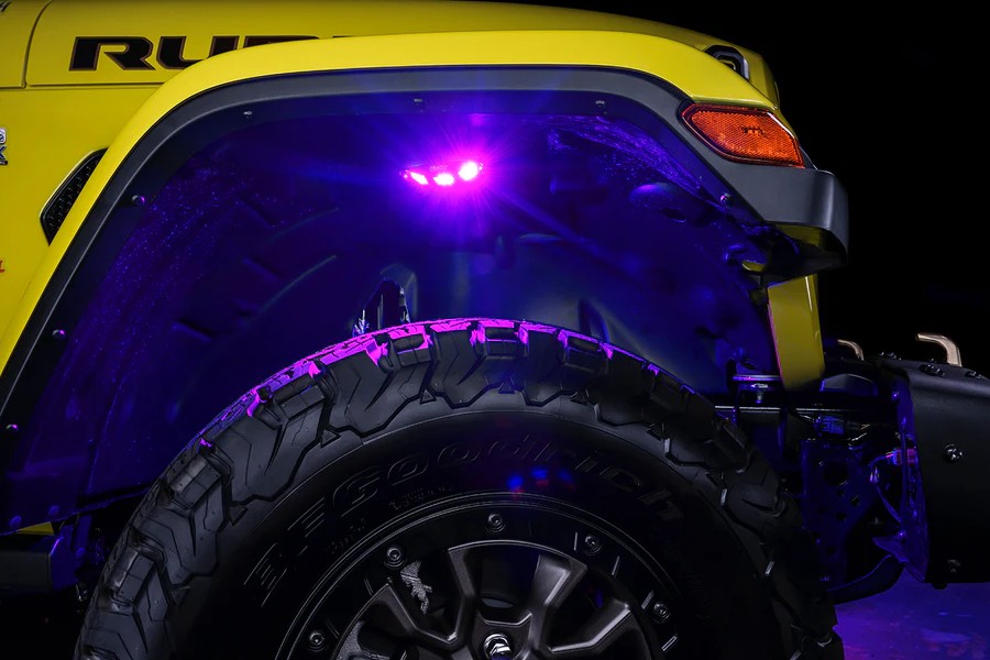 ORACLE Lighting ColorShift RGB With Underbody Wheel Well Rock Light Kit, 4 PCS