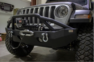 Fishbone Offroad Mid-Width Winch Front Bumper - JT/JL