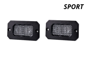 Diode Dynamics SSC2 2IN Sport Flush Mount LED Fog Pair, WBL