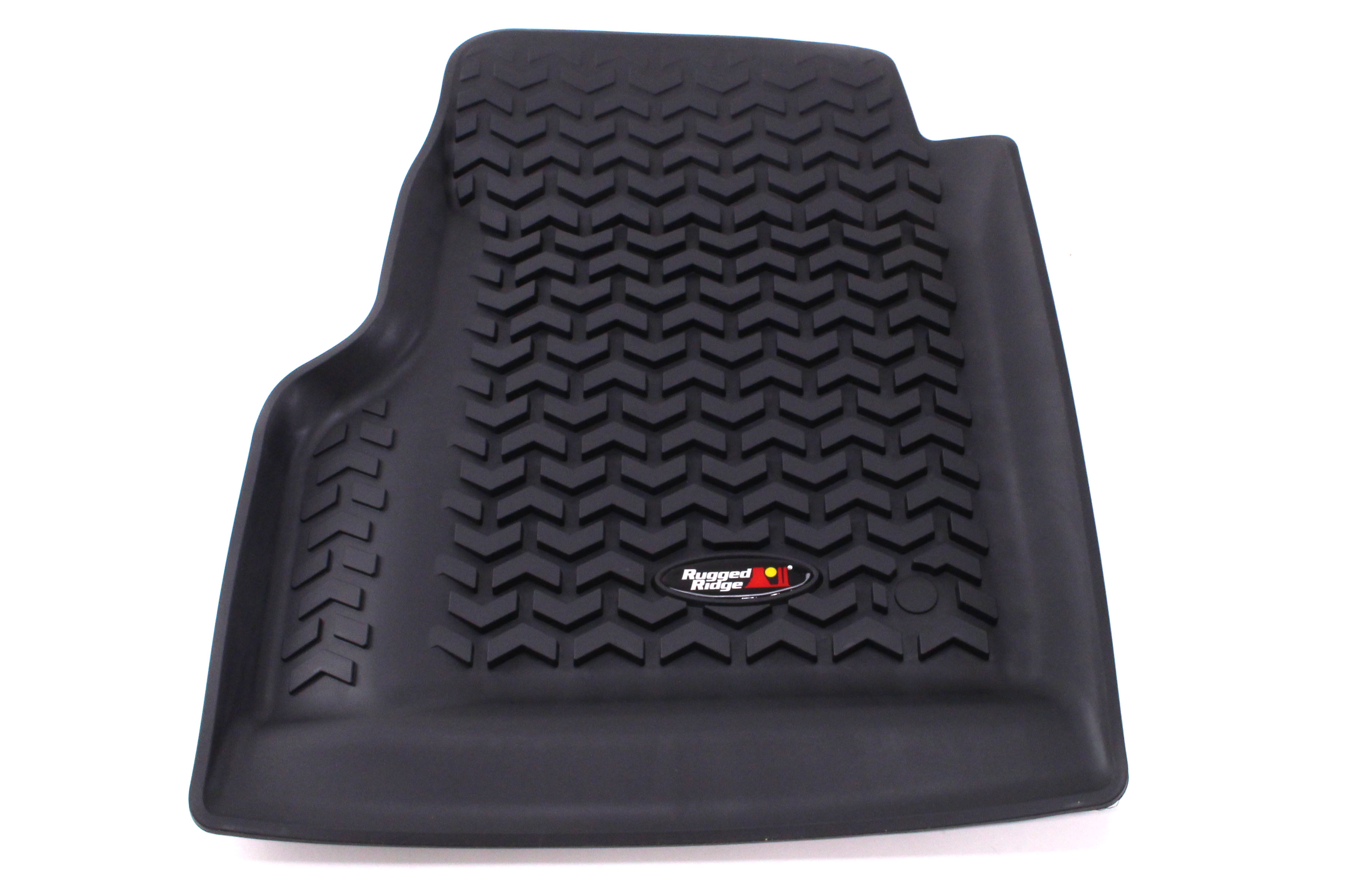 Rugged Ridge Front Floor Liner Black - LJ/TJ