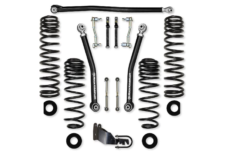 Jeep JL 4xe Rock Krawler 35 Inch Flex Lift Kit System - Jeep Unlimited  Rubicon 2021-2023 | JL35FS-4XE|Northridge4x4