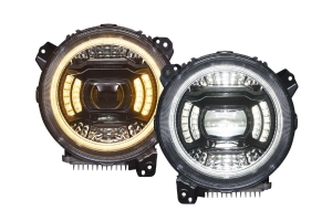 Diode Dynamics Elite Max LED 9in Headlights - Pair - JT/JL 