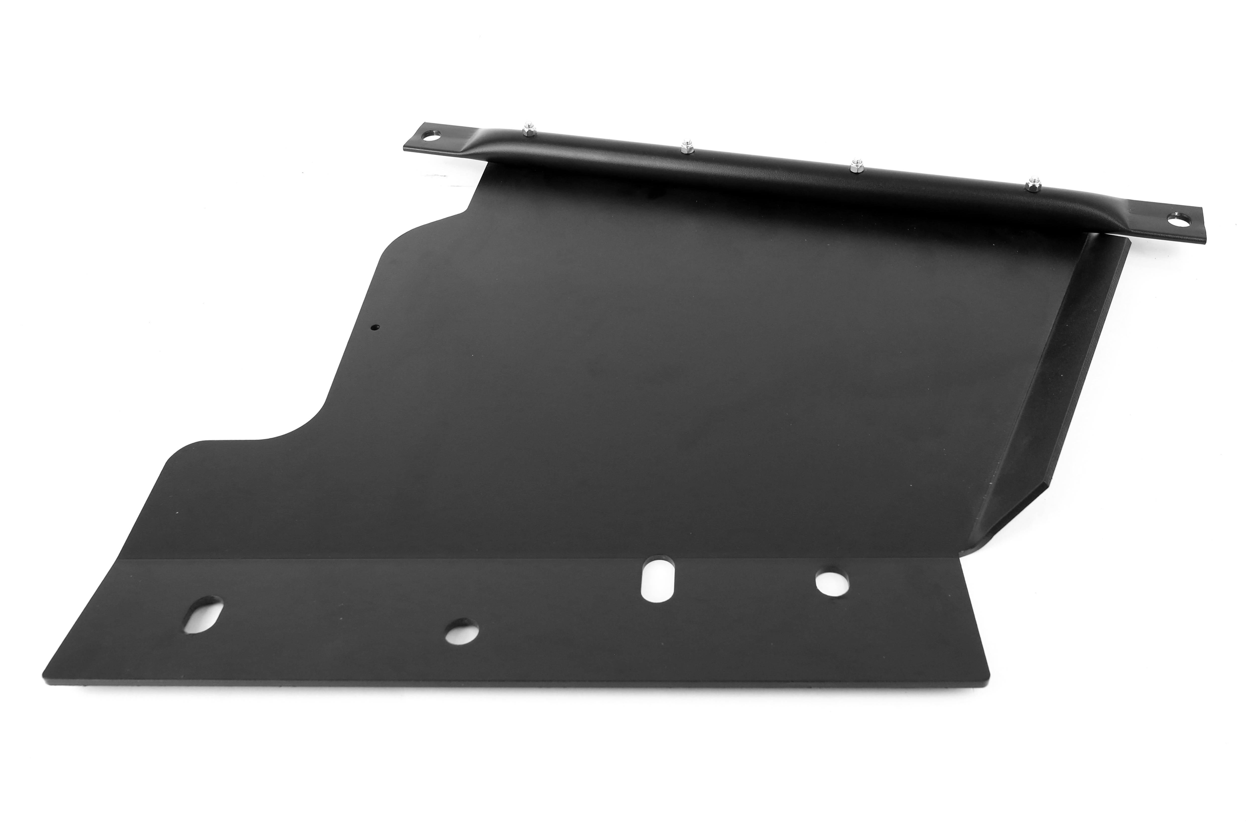 Rock Hard 4x4 Aluminum Transfer Case Skid Plate Black - JK