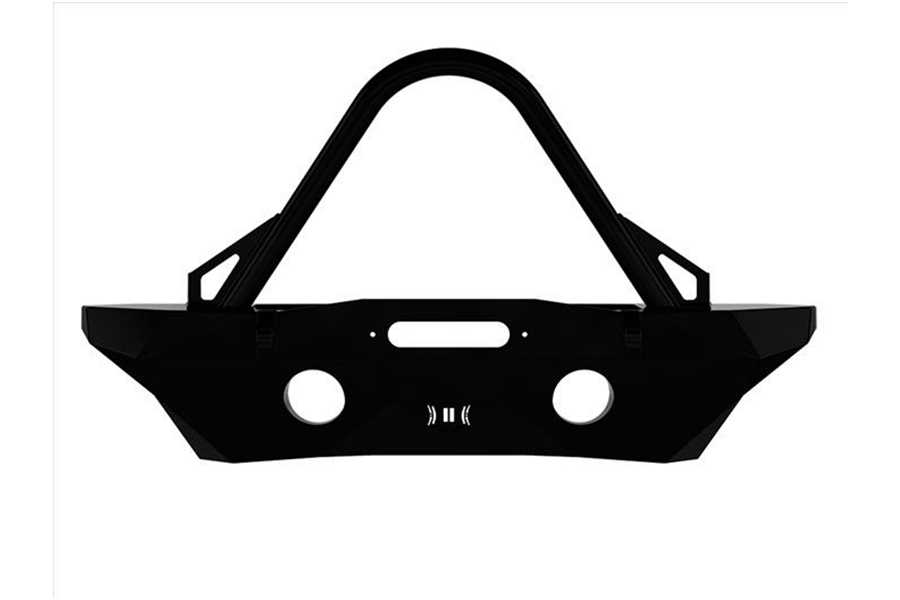 Icon Vehicle Dynamics Pro Series Mid-Width Recessed Winch Front Bumper - JK 