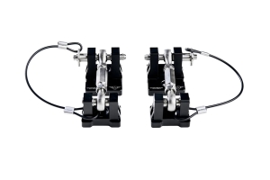 Combat Off Road Billet Aluminum Hood Latch Set - Black Out Series  - JT/JL/JK