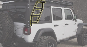 LOD Destroyer Series Roof Rack Side Ladder - Passenger Side - JL/JK