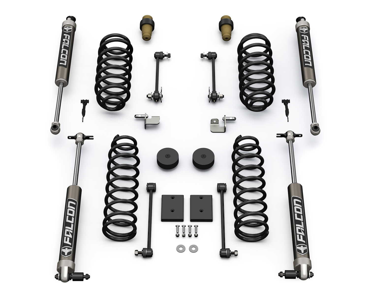 Teraflex 1.5in Sport ST1 Suspension System w/ 2.1 Falcon Shocks - JK 2dr