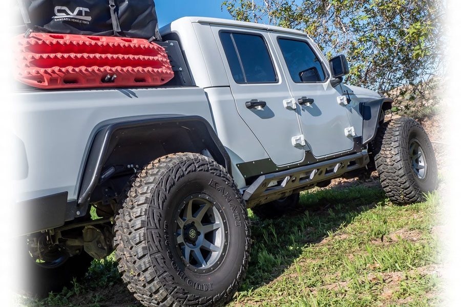 Turn Offroad Rock Sliders w/ Frame Mount System - JT