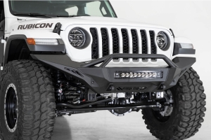 Addictive Desert Designs Stealth Fighter Full Width Front Bumper w/ Hoop - JT/JL Rubicon Only