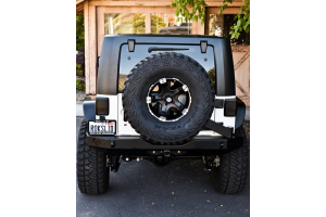 Rock-Slide Engineering Rear Bumper with Tire Carrier