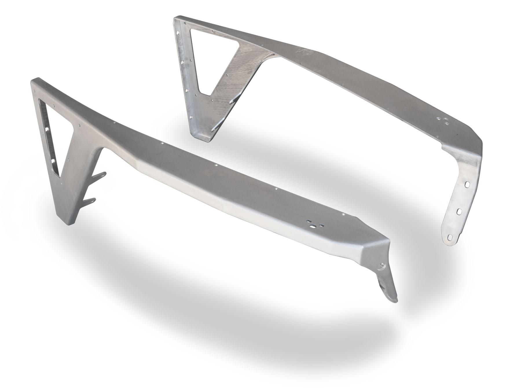 Poison Spyder DeFenders Negative Front Fenders Aluminum - LJ/TJ