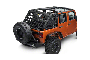 Dirty Dog 4x4 Rear Netting Sand - JK 4dr