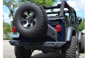 Ace Engineering Pro Series Rear Bumper w/Tire Carrier and Light Provisions - TJ
