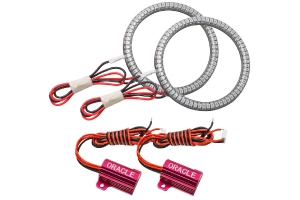 Oracle LED Surface Mount Fog Light Halo Kit - w/o Factory LED Lights, White - JK