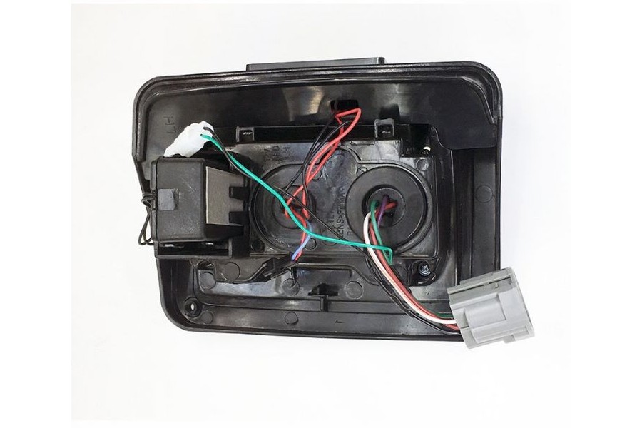 Quake LED 6in x 8in 25w Tail Lights Smoked Lens - JK