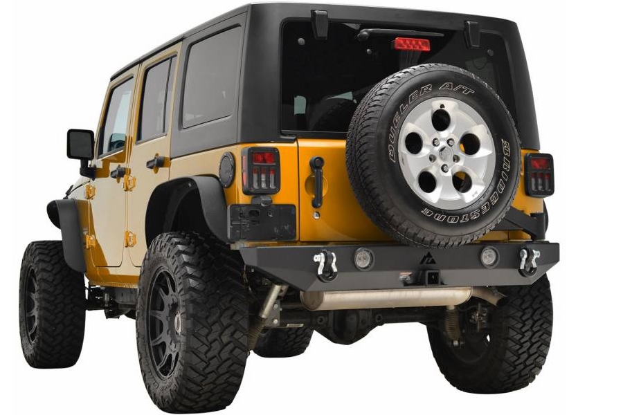 Paramount R5 Canyon Rear Bumper & Tire Carrier w/LED Lights  - JK