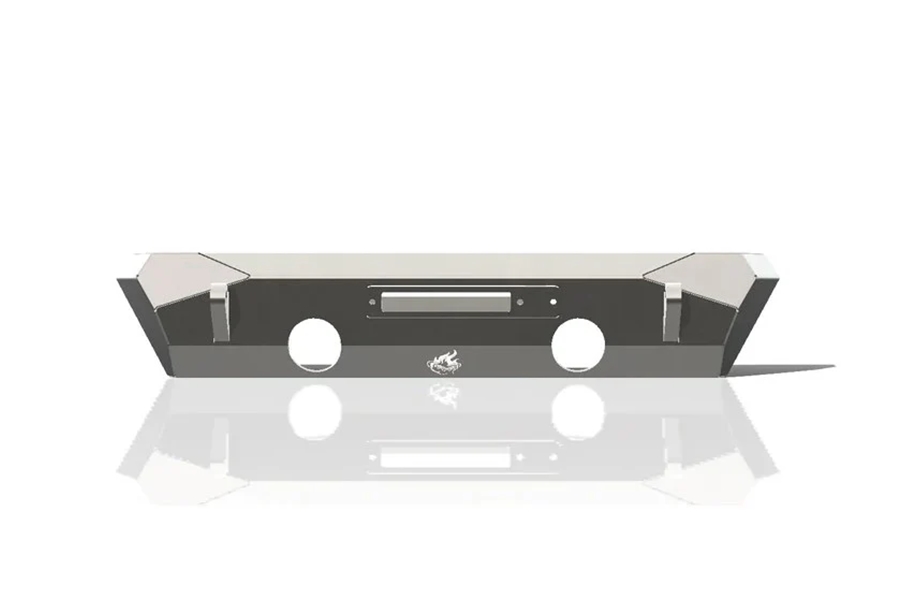 Crawltek Pyro Stubby Front Bumper - Black - JK 