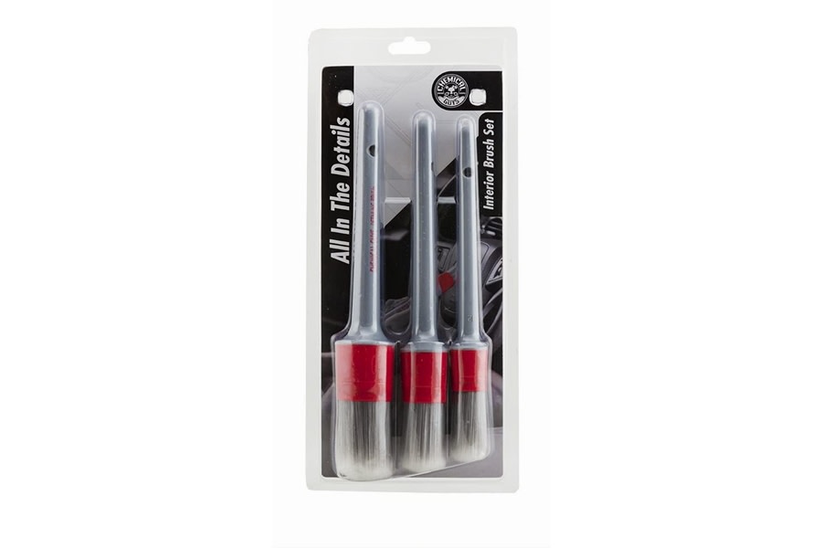 Chemical Guys All in the Details Interior Detailing Brushes - 3 Pack