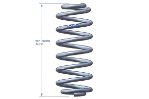 Clayton Rear 5.5in Coil Springs  - TJ/LJ