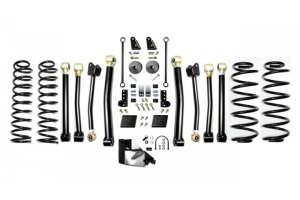 EVO Manufacturing 3.5in Enforcer Lift Kit w/Shock Extensions Stage 4 - JL
