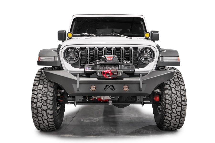 Fab Fours Lifestyle 3/4th Width Front Winch Bumper w/ No Guard  - JT/JL