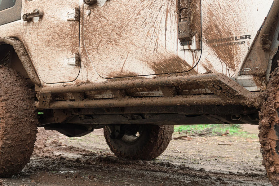 DV8 Offroad Rock Sliders Pair - JK 4dr