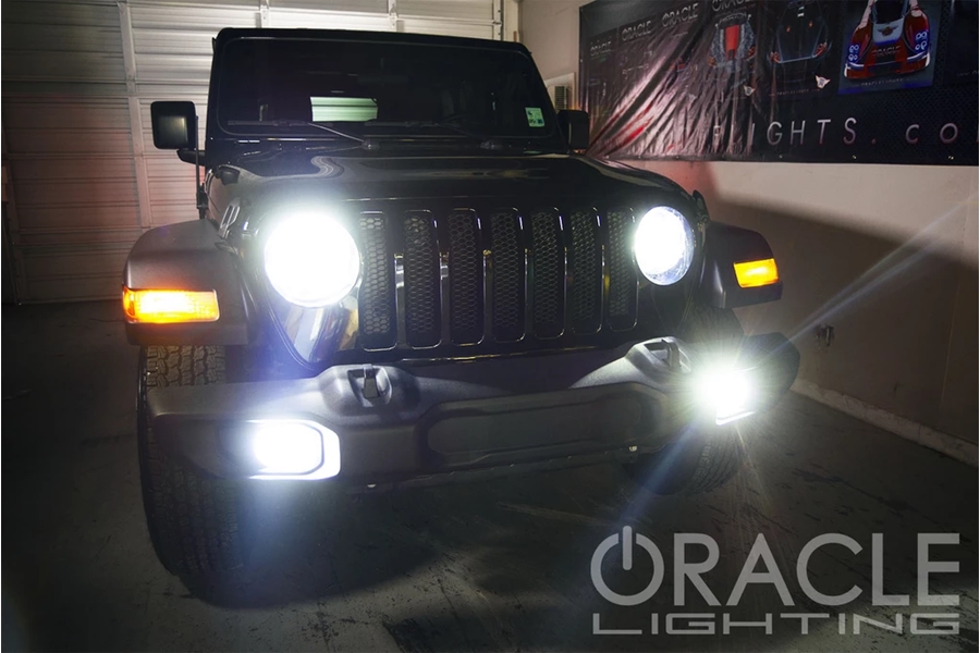 Oracle LED Bulb Headlight Conversion Kit - Pair - JT/JL