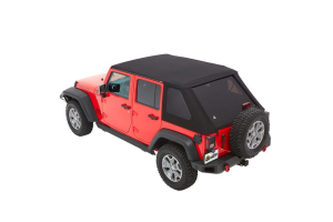 Bestop Trektop NX Plus Soft Top Twill Black - JK 4dr