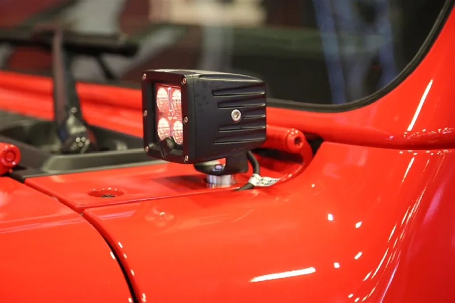 Rock Hard 4x4 A-Pillar Windshield Light Mounts  - JL/JT