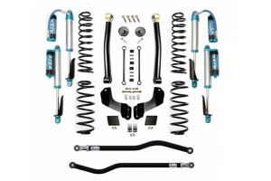 EVO Manufacturing 2.5in Enforcer Overland PLUS Stage 2 Lift Kit w/ King 2.5 Shocks - JL Diesel 