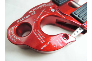 Factor 55 Ultrahook Winch Hook, Red
