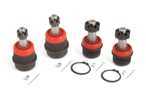 Rugged Ridge Alloy Heavy Duty 4-Piece Ball Joint Set - JK/WJ