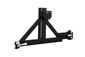 Smittybilt XRC Rear Swing Away Tire Carrier Black - TJ/LJ/YJ