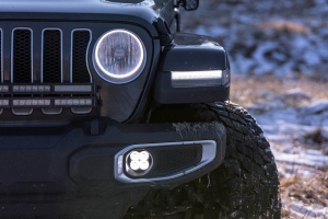 Diode Dynamics SS3 Sport LED Fog Light Kit, White - Pair  - JT OverLand/Rubicon w/ Plastic Bumper