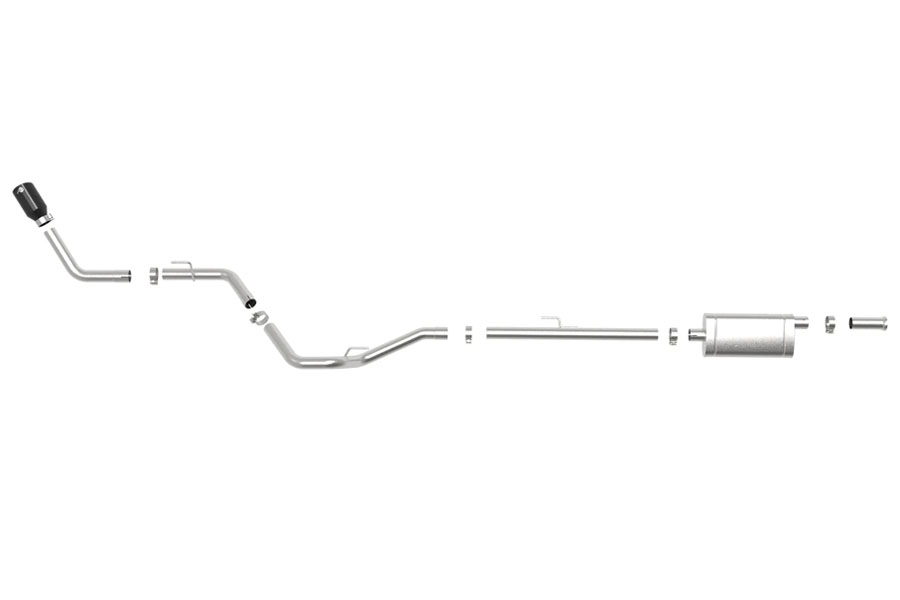 aFe POWER Apollo GT Series 2.5in Cat-Back Exhaust System w/ Black Tip - JT 3.6L