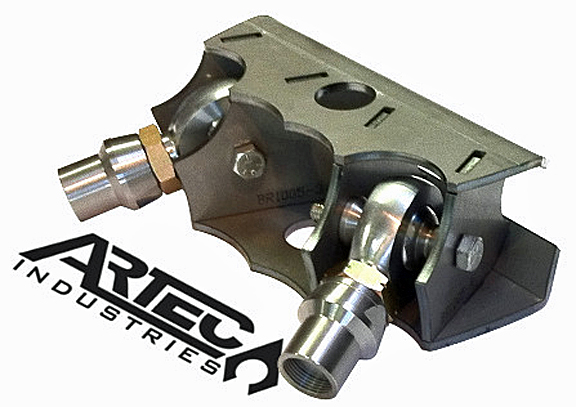 Artec Industries Large 4-link Xmember Bracket - 2in square tube