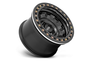 KMC Wheels KM236 Tank Series Beadlock Wheel 17x9 5x5 38mm Offset Black - JT/JL/JK