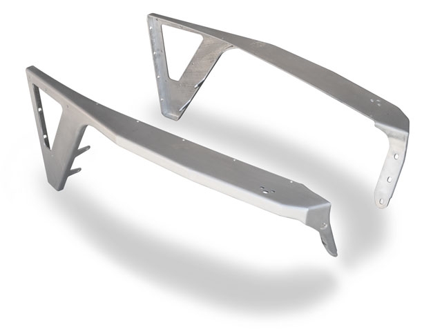 Poison Spyder DeFenders Negative Front Fenders Aluminum - LJ/TJ