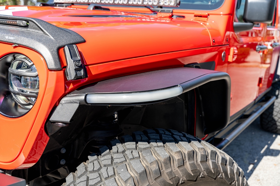 Rugged Ridge Metal Max Front Fender Flares - JT/JL