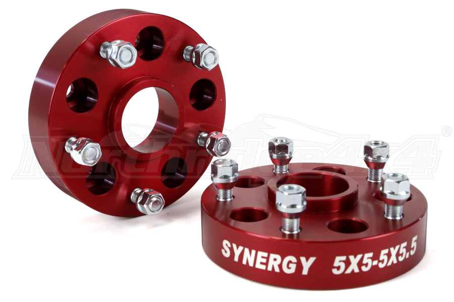 Synergy Manufacturing Wheel Adapter Kit 5x5 to 5x55 Jeep Rubicon 20072018 411255055H