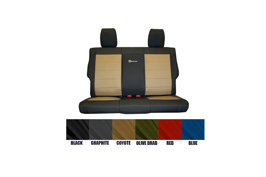 Jeep JK 2dr 2013+ Bartact Tactical Series Rear Bench Seat Cover - Jeep  Rubicon 2013-2018 | JKSC2013R2B