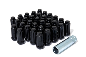 Gorilla Automotive 32pc 8Lug 9/16-18 Spline Lug Nut Kit - Black