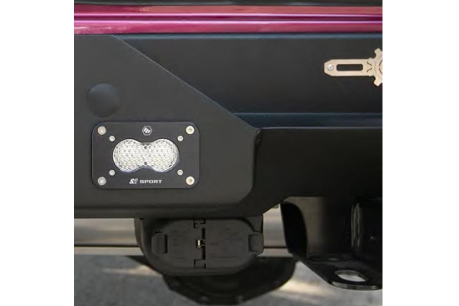 Rock Slide Engineering Aluminum Full Rear Bumper Rear Bumper - No Tire Carrier - JL 