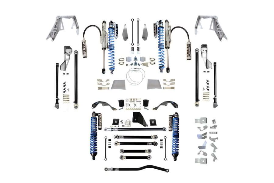Evo Manufacturing 2.5in Front Double Throw Down Long Arm Pro Plus Lift Kit - JT Diesel