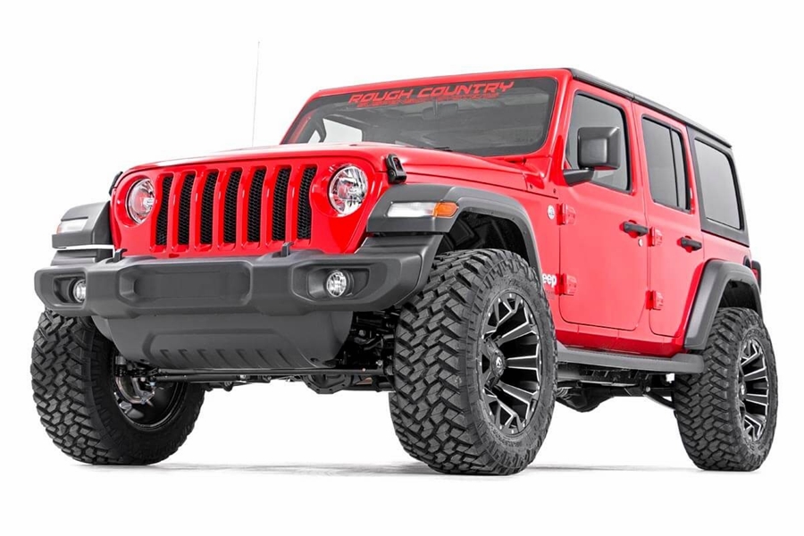 Rough Country 2.5in Lift Kit w/Vertex Shocks - JL 4dr Non-Rubicon